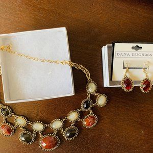 Dana Buchman Necklace and Earring Set